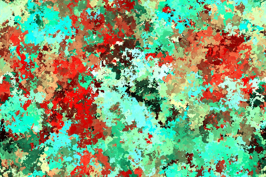 maisons toits rouges 
